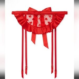 ❤️ Victoria’s Secret Red Heart Garter Belt